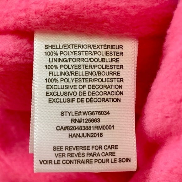 WIPPETTE Infant Hooded Snowsuit Turquoise/Pink Polar Bear Infant Size 9M NWOT - Picture 11 of 12